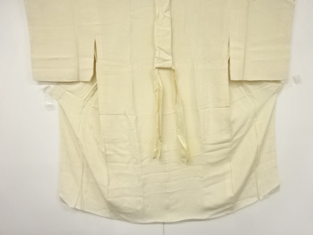 JAPANESE KIMONO / ANTIQUE JUBAN / SILK / KINSHA / WHITE